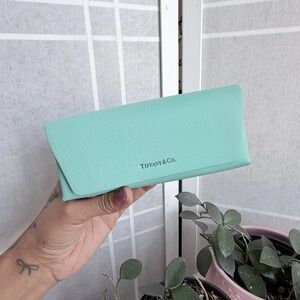 Tiffany & Co. Mint Green Women's Clutch/glasses case AUTHENTIC